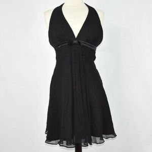 BCBG paris coquette black bow night dress NWOT